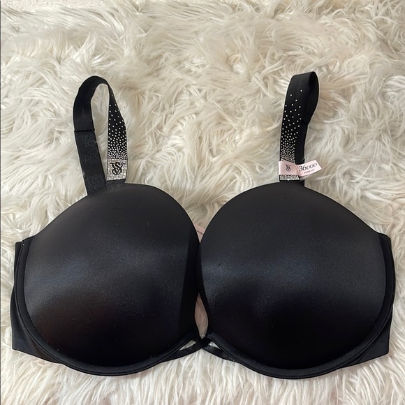 VICTORIA’S SECRET VERY SEXY Scattered Shine Strap Push-Up Bra Size 36DDD NEW - Picture 3 of 10